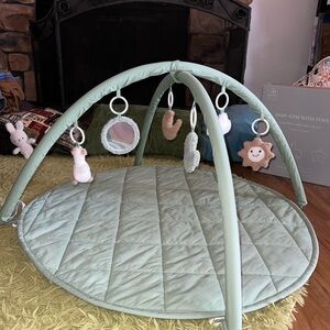 Green (mint, sage, teal) Baby Play Gym